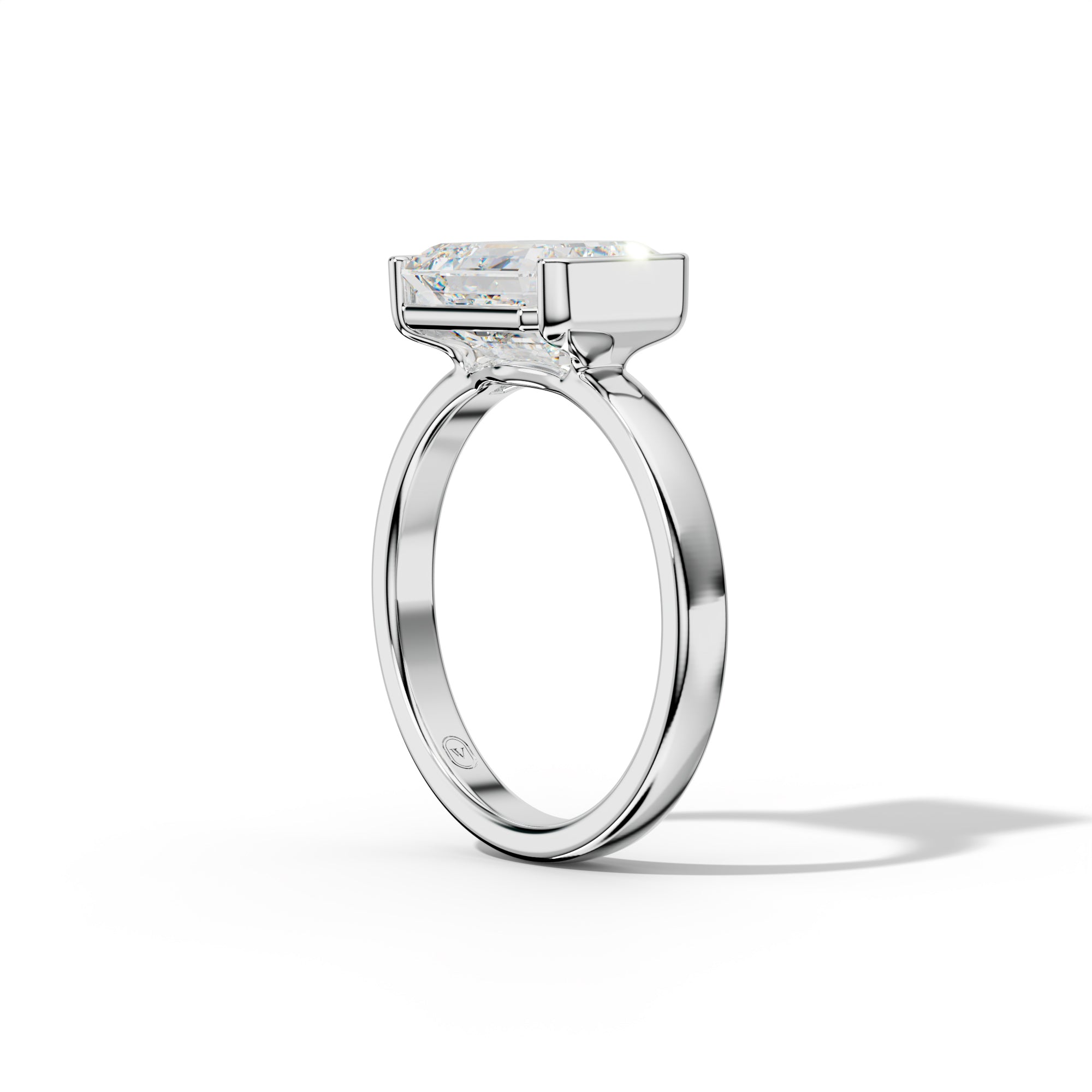 Delilah Emerald Cut Engagement Ring